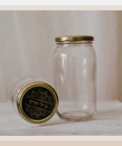 צנצנות לתבלינים מזכוכית ליטר